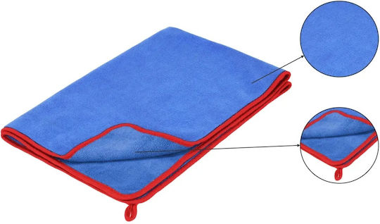 Dedra Car Microfiber Drying Cloth for Car Windows 450gsm Blue 90x60cm
