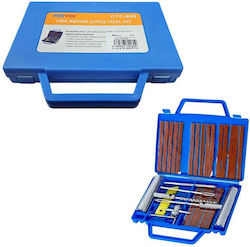 PerVoi Reifenreparaturset 27 Stück Kunststoffkassette Ctc-699 Reifenreparatur 27 Stück