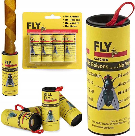 Trap for Flies Cockroaches Wasps with Adhesive Surface
