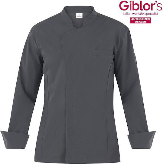 Giblor's Giblor's Kochjacken Grau Giorgio
