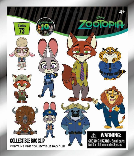 Monogram International, Inc Disney Zootopia Series 1 3D Bag Clip (Random Content) (Miscellaneous Designs)