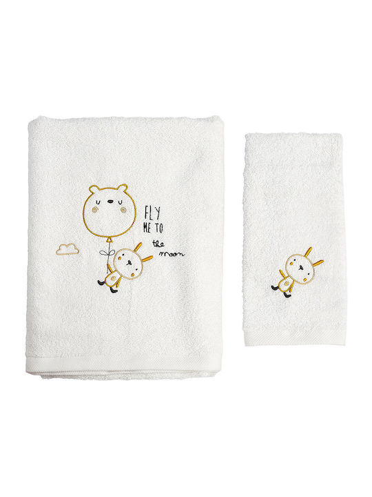 O Kosmos tou Morou Set of Baby Towels 2pcs Fly ...