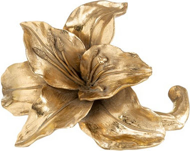 Διακοσμητικο Polyresin Λουλουδι Χρυσο 18,5χ14χ11,5 Zen 26.37.53167