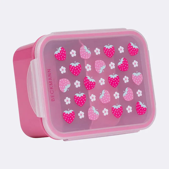 Beckmann Cutie De Prânz Pentru Copii Din Plastic 1.7 Litri Roșie 18.7 x 14 x 7 cm