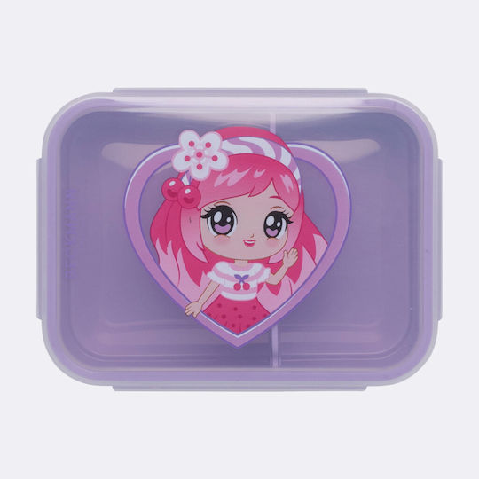Beckmann Cutie De Prânz Pentru Copii Din Plastic 1.7 Litri Burgundy