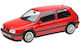 Modell Auto Volkswagen Golf 3 Gti 1996 Rote Maßstab 1:18 Norev