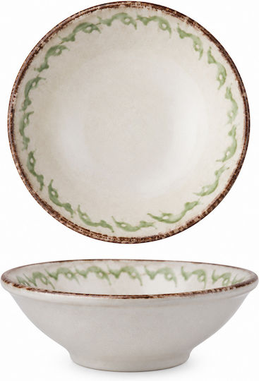 Kutahya Porselen Storia Serving Bowl Cereal Round Porcelain Beige Diameter 16cm 6 Pieces