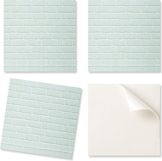 Set de Plăci de Vinil Model Zid Cărămidă Bucătărie 20x20x20 Bucăți