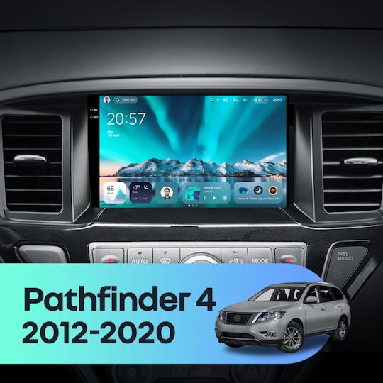 Teyes Cc4 Автомобилен Навигатор Nissan Pathfinder 2013-2020 6+128GB 9.5" Qled Octa-core 2.7GHz Android 4G Bluetooth 5.1 DSP Вариант C