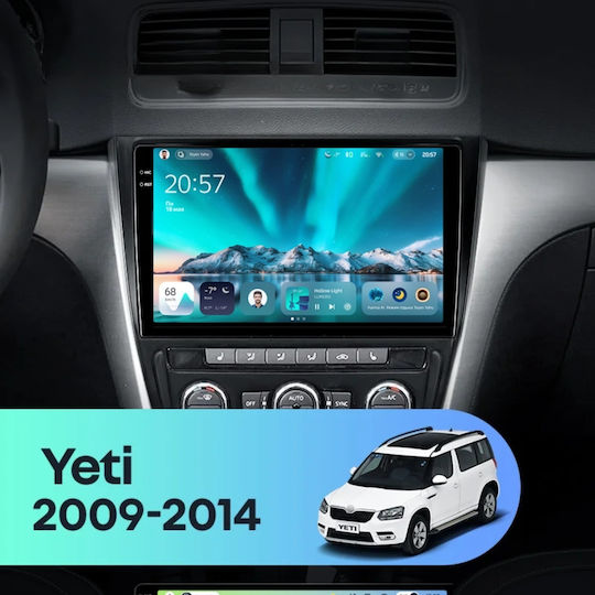 Teyes Cc4 Car Navigation Skoda Yeti 2009-2014 6+64gb 10.36" Qled Octa-core 2.7ghz Android 4g Bluetooth 5.1 Dsp Variant A