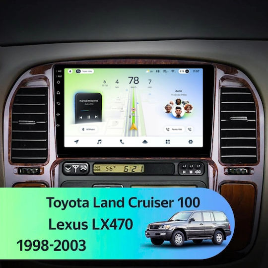 Teyes Cc4l Dts Car Navigation Lexus Lx 1998-2008 6+64gb 9" Qled Qualcomm 2ghz Android 4g Bluetooth 5.1 Dsp Variant B