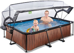 Exit Toys Swimming Pool with Metallic Frame Brown Exit Toys Swimming Pool with Metallic Frame Brown