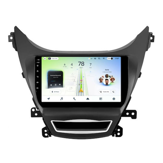 Teyes Cc4l Dts Car Navigation Hyundai Elantra 5 2010-2016 6+64gb 9" Qled Qualcomm 2ghz Android 4g Bluetooth 5.1 Dsp Variant A