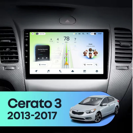 Teyes Cc4l Dts Navigație Auto Kia Cerato 3 2012-2017 6+64gb 9" Qled Qualcomm 2ghz Android 4g Bluetooth 5.1 Versiune Dsp C