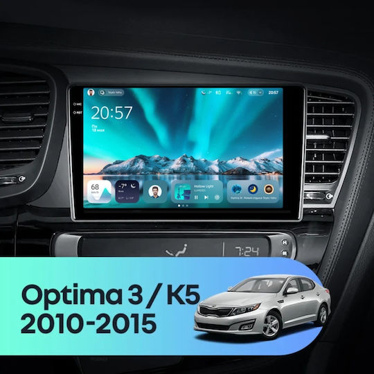 Teyes Cc4 Navigație Auto Kia Optima 3 2010-2015 6+128GB 9.5" QLED Octa-Core 2.7GHz Android 4G Bluetooth 5.1 DSP Variantă A