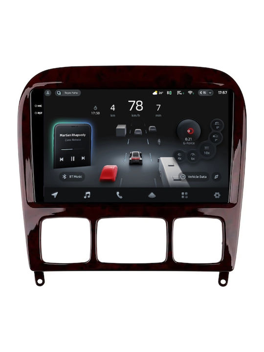 Teyes Cc4 Pro Navigație Auto Asistată Ai Mercedes-Benz Clasa S W220 1998-2005 8+128gb 9.5" Qled Android 13 5g 7.1 Dsp Carplay