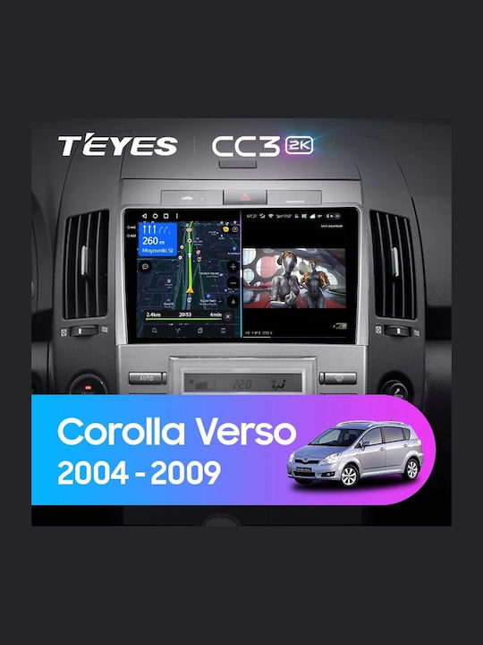 Navigație Auto Asistență AI Teyes Cc4 Pro Toyota Verso 2004-2009 8+128GB 9.5" QLED Android 13 5G 7.1 DSP CarPlay