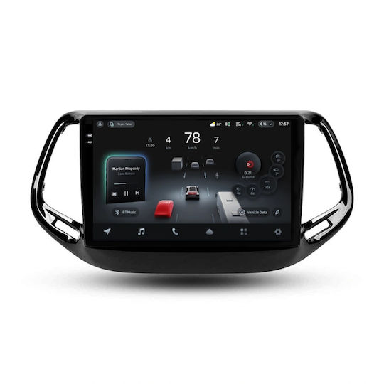 Navigație Auto Asistență AI Teyes Cc4 Pro Jeep Compass 2 2016-2018 8+128GB 10.36" QLED Android 13 5G 7.1 DSP CarPlay