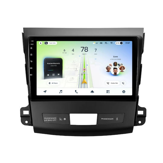 Teyes Cc4l Dts Автомобилна Навигация Peugeot 4007 2007-2012 6+64GB 9" QLED Qualcomm 2GHz Android 4G Bluetooth 5.1 DSP Вариант B