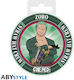 Abysse One Piece Roronoa Zoro Round Coaster Ceramic Multicolour 10cm