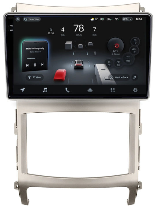 Navigație Auto Asistență AI Teyes CC4 Pro Hyundai IX55 2006-2015 8+128GB 9.5" QLED Android 13 5G 7.1 DSP CarPlay