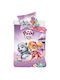 BrandMac Kinderbettlaken Einzel Baumwolle Paw Patrol 100x140cm