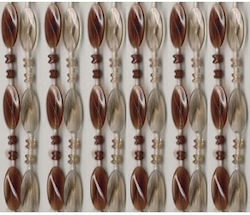 Chios Hellas Door Curtain Brown 100x220cm E-KO104