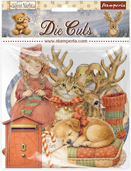 Die Cuts Stamperia Noapte Liniștită