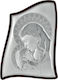 Silberne Heiligenikone Prince Silvero Ma E908 2 Madonna Christus 21,5cm x 28,5cm