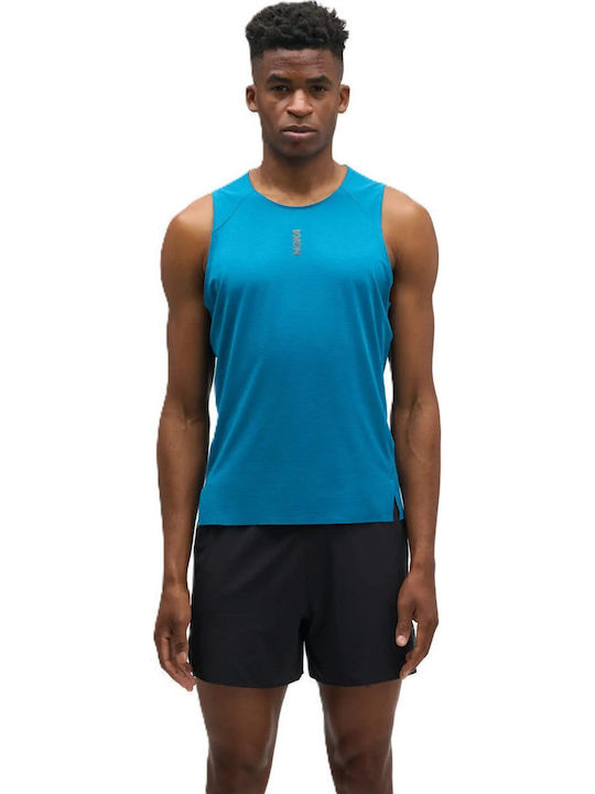 HOKA Sportliche Herrenbluse Blau