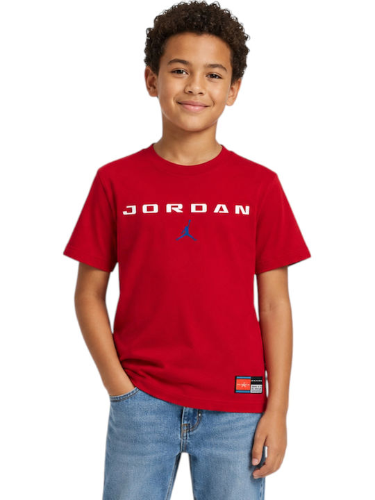 Kinderoberteile T-Shirt Rot Graphic