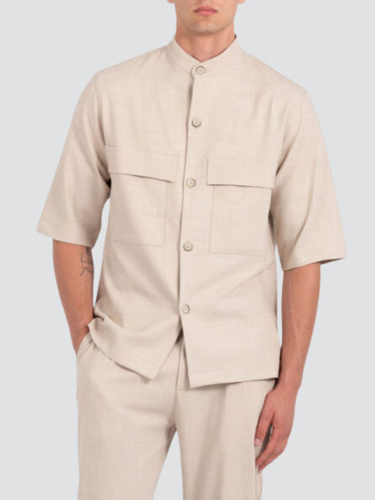 Vittorio Artist Overshirt с Дълъг Ръкав в Станд...
