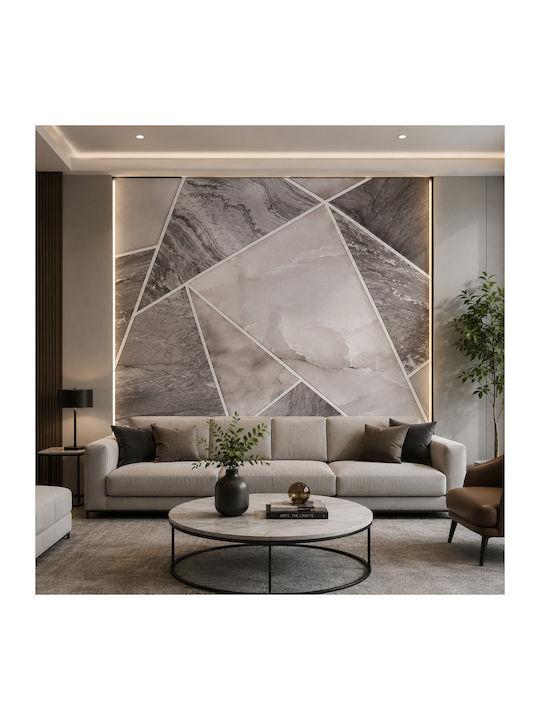 Wandsticker Geometric Marble Elegance Panel 1 Stück 30x60cm