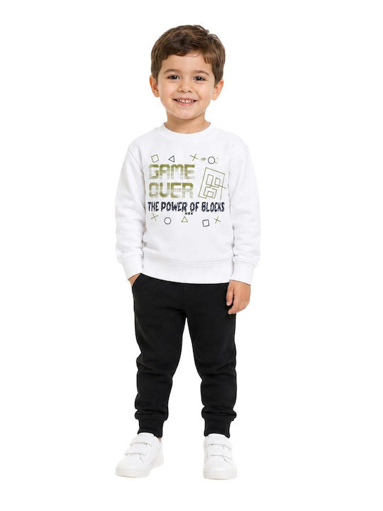 Nek Kids Wear Παιδικό Φούτερ Λευκή
