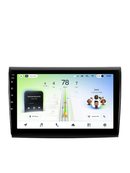 Teyes Cc4l Dts Navigație Auto Fiat Bravo 2007-2014 6+64GB 9" QLED Qualcomm 2GHz Android 4G Bluetooth 5.1 DSP