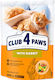 Club 4 Paws Dry Cat Food for Adult Cats with Rabbit / Meat / Chicken / Corn / Rice / Poultry / Salmon 14kg