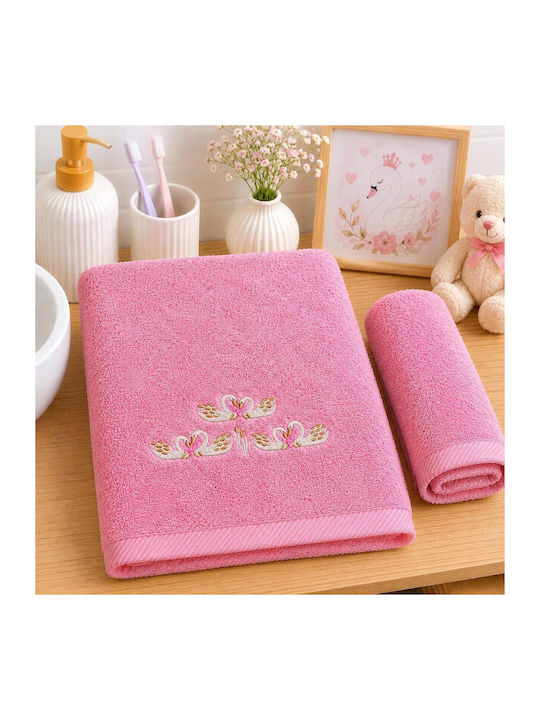 Astron Italy Set De Prosoape Pentru Bebeluşi 2 Piese Swan Love Greutate 500gr/m² Astron Italy Set De Prosoape Pentru Bebeluşi 2 Piese Swan Love Greutate 500gr/m²