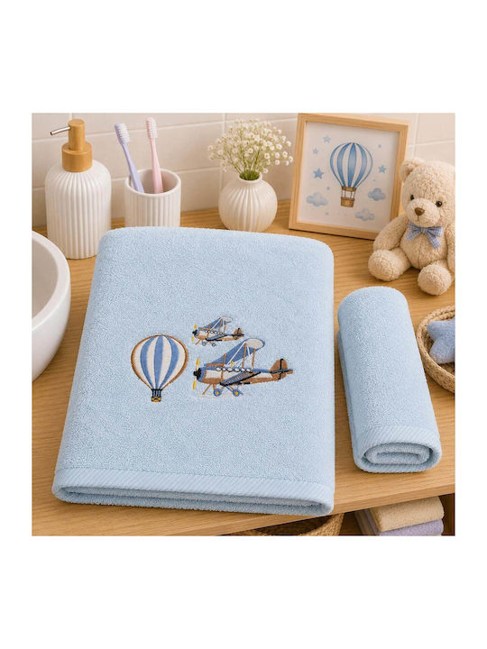 Astron Italy Set Babyhandtücher 2 Stück Plane & Balloon Gewicht 500gr/m²