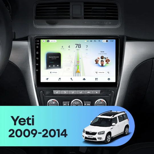 Teyes Cc4l Dts Auto-Audiosystem Skoda Yeti 2009-2014 6+64gb 10.2 Zoll Qled Qualcomm 2ghz Android 4g Bluetooth 5.1 Dsp Variante B