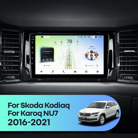 Teyes Cc4l Dts Auto-Audiosystem Skoda Kodiaq 2017-2021 6+64gb 9 Zoll Qled Qualcomm 2ghz Android 4g Bluetooth 5.1 DSP Variante B