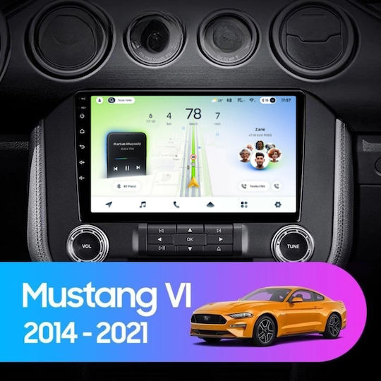 Teyes Cc4l Dts Car Navigation Ford Mustang 6 2015-2023 6+64gb 9" Qled Qualcomm 2ghz Android 4g Bluetooth 5.1 Dsp Variant B