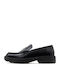 Δερμάτινα Γυναικεία Loafers σε Μαύρο Χρώμα
