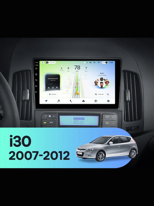 Teyes Cc4l Dts Car Navigation Hyundai I30 2007-2012 6+64gb 9" Qled Qualcomm 2ghz Android 4g Bluetooth 5.1 Dsp Variant B