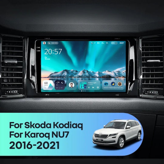 Teyes Cc4 Car Navigation Skoda Kodiaq 2017-2021 6+128gb 9.5" Qled Octa-core 2.7ghz Android 4g Bluetooth 5.1 Dsp Variant B