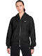 Studio Fleece Damen Sport Jacke Schwarz