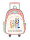 Bluey Schulranzen Trolley Kindergarten mit Flaschenhalter Mehrfarbig 24 x 12 x 30cm 2026