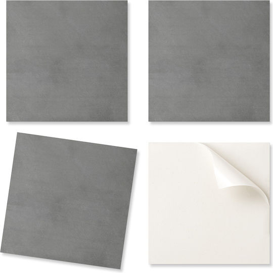Set Vinyl Kacheln Druck Textur Unbehandelter Beton 9x30x30 Stück