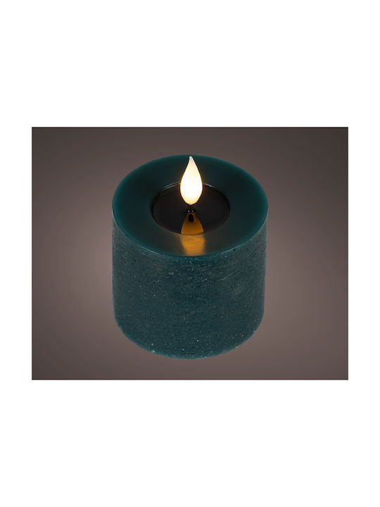 Beauty Home Dekoratives Tischlicht LED Wachs-Politur 7,5x7,5x9,5cm