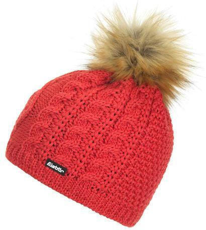Lux Beanie Γυναικείος Σκούφος Πλεκτός σε Κόκκινο χρώμα