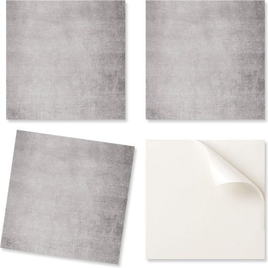 Wandsticker Kacheln Vinyldruck Badezimmer Textur Unbehandelter Beton 4x50x50